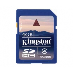 SD CARD 4GB KINGSTON CL4